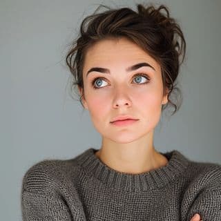 Selfie used as the face